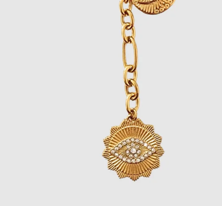 LOVE Charm Lariat Necklace