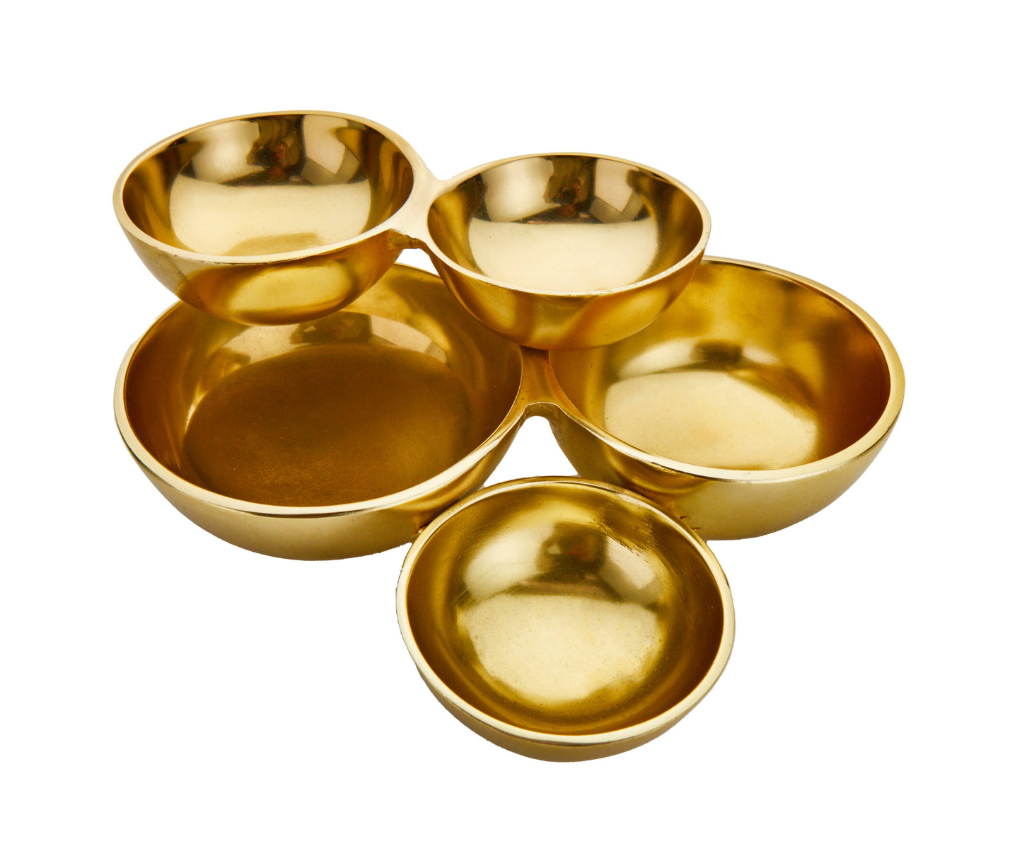 Small Cluster Gold Serving Dish