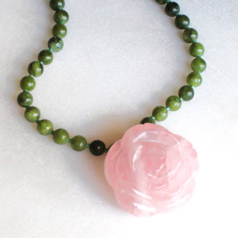 Cora Rose Beaded Necklace