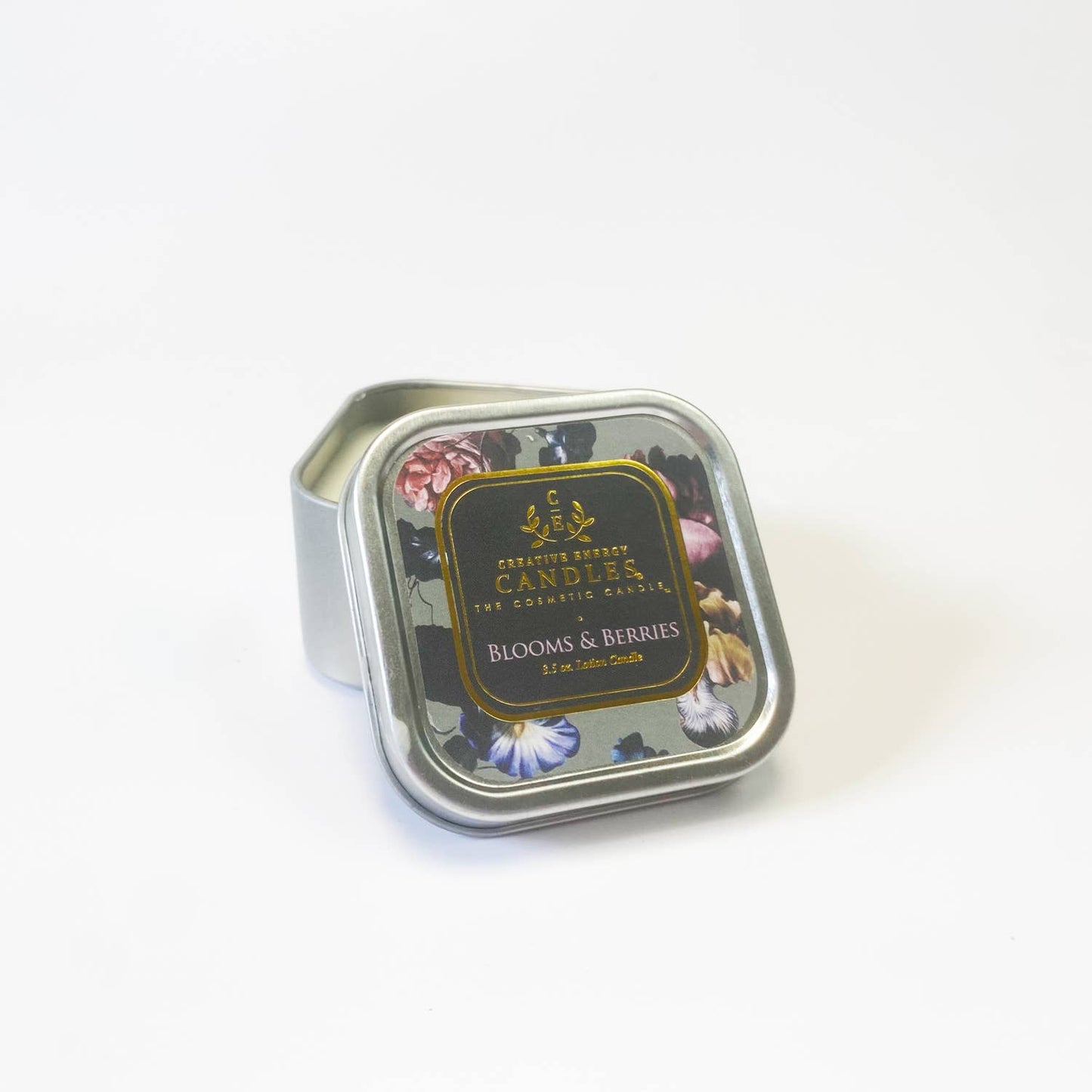 Blooms & Berries: 2-in-1 Soy Lotion Candle: Travel Tin - 3.5 oz