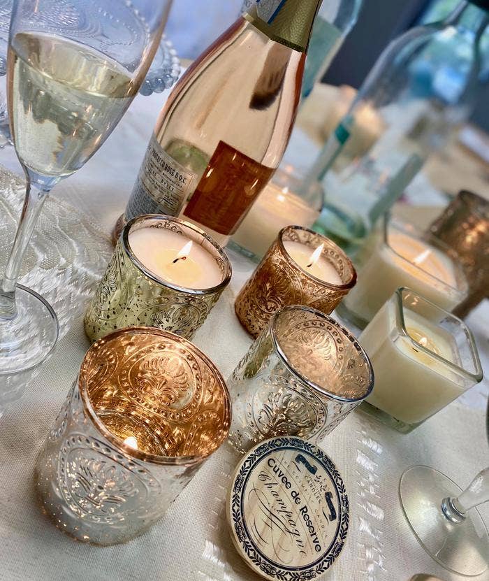 Champagne Series Lotion Candles