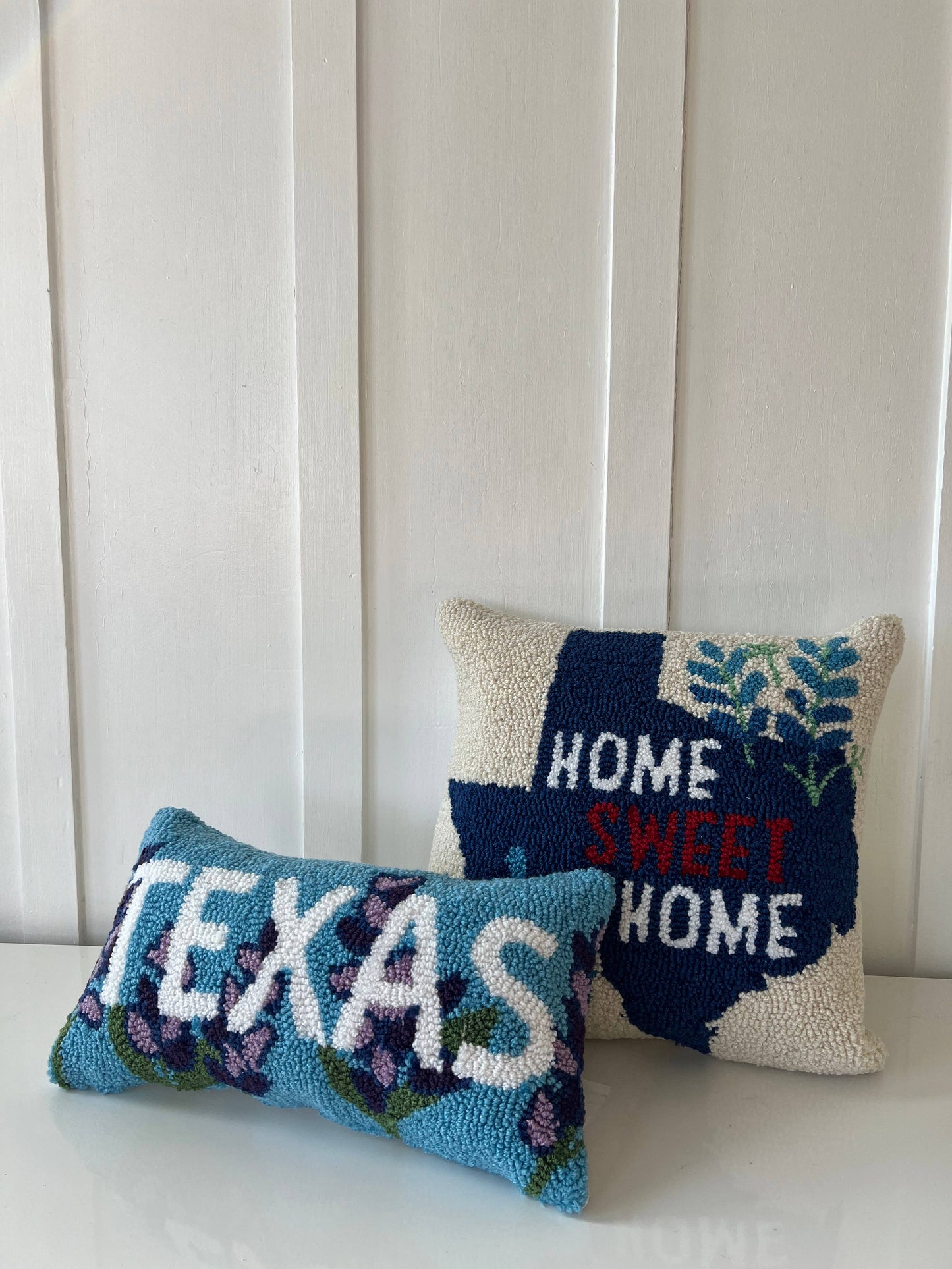 Texas Blue Bonnet Hook Pillow