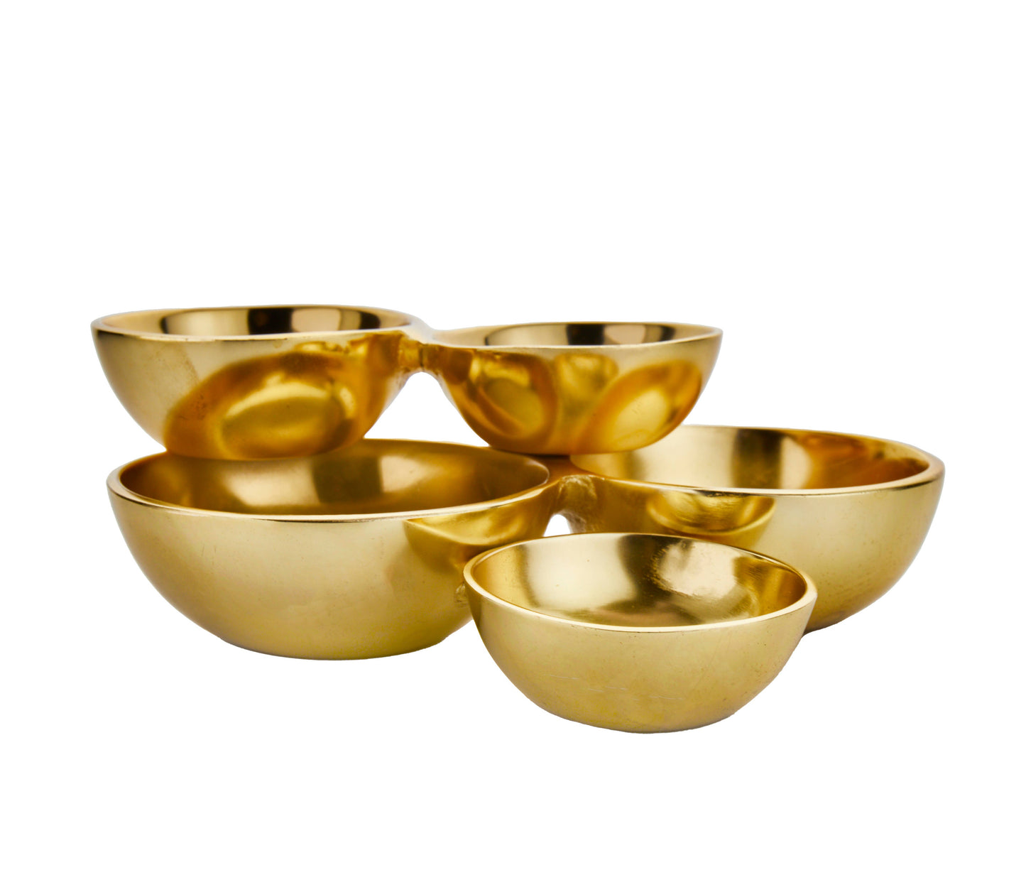 Small Cluster Gold Serving Dish