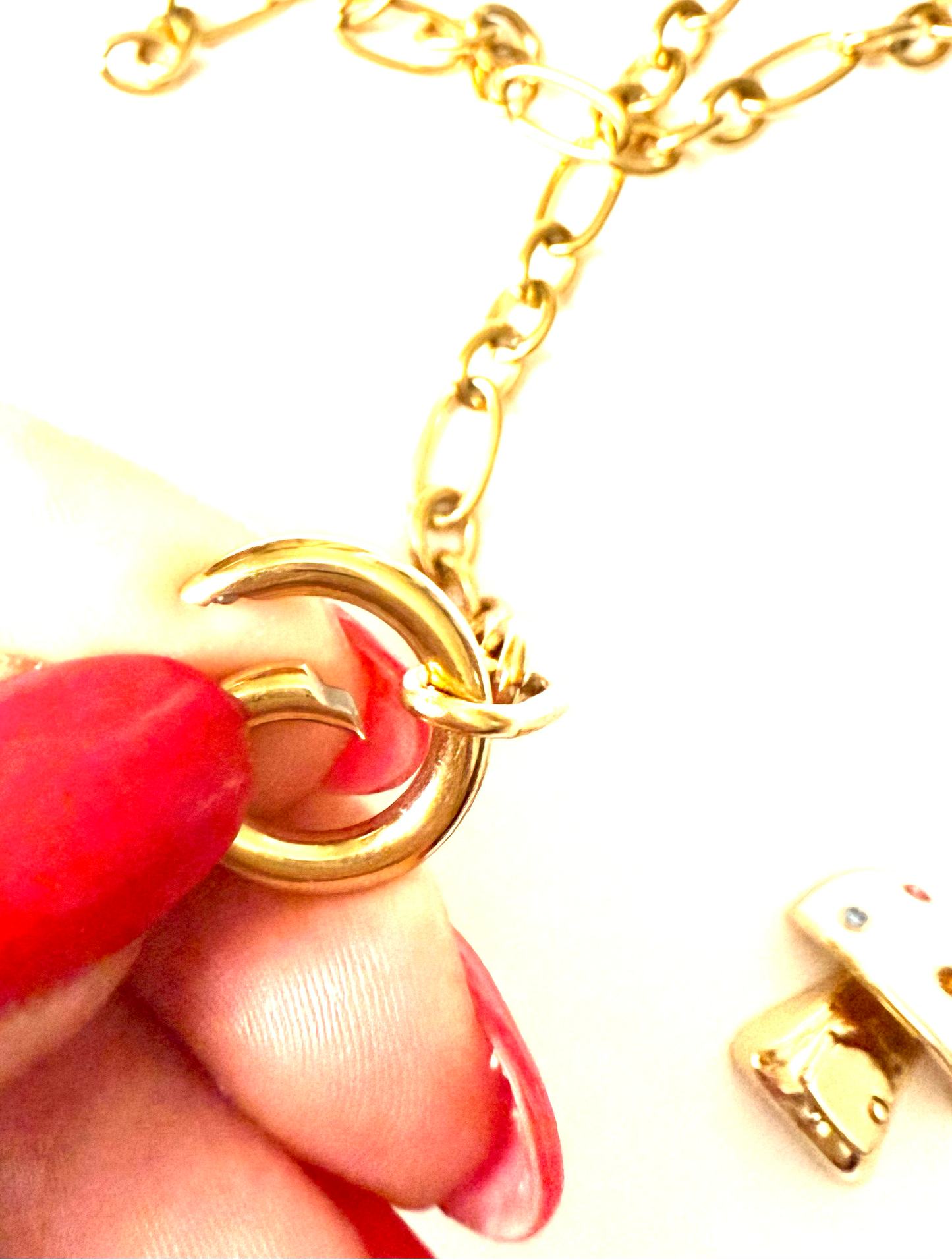 LOVE Charm Lariat Necklace