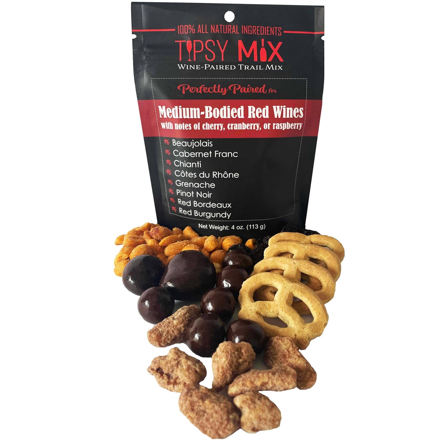 Wine-Paired Trail Mix: Medium-Bodied Red Wines