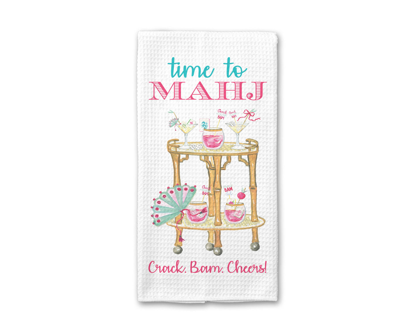 Time to Mahj Mahjong Kitchen Towel