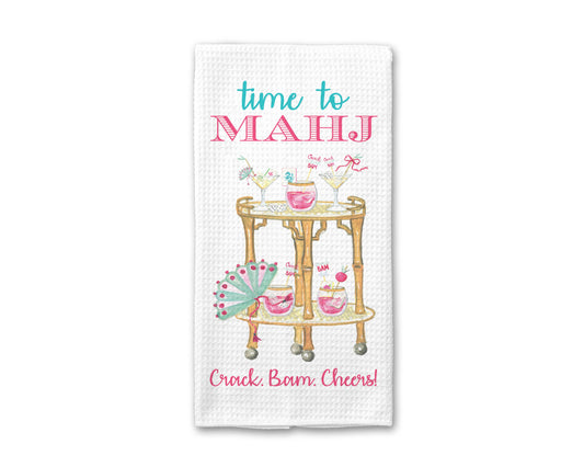 Time to Mahj Mahjong Kitchen Towel