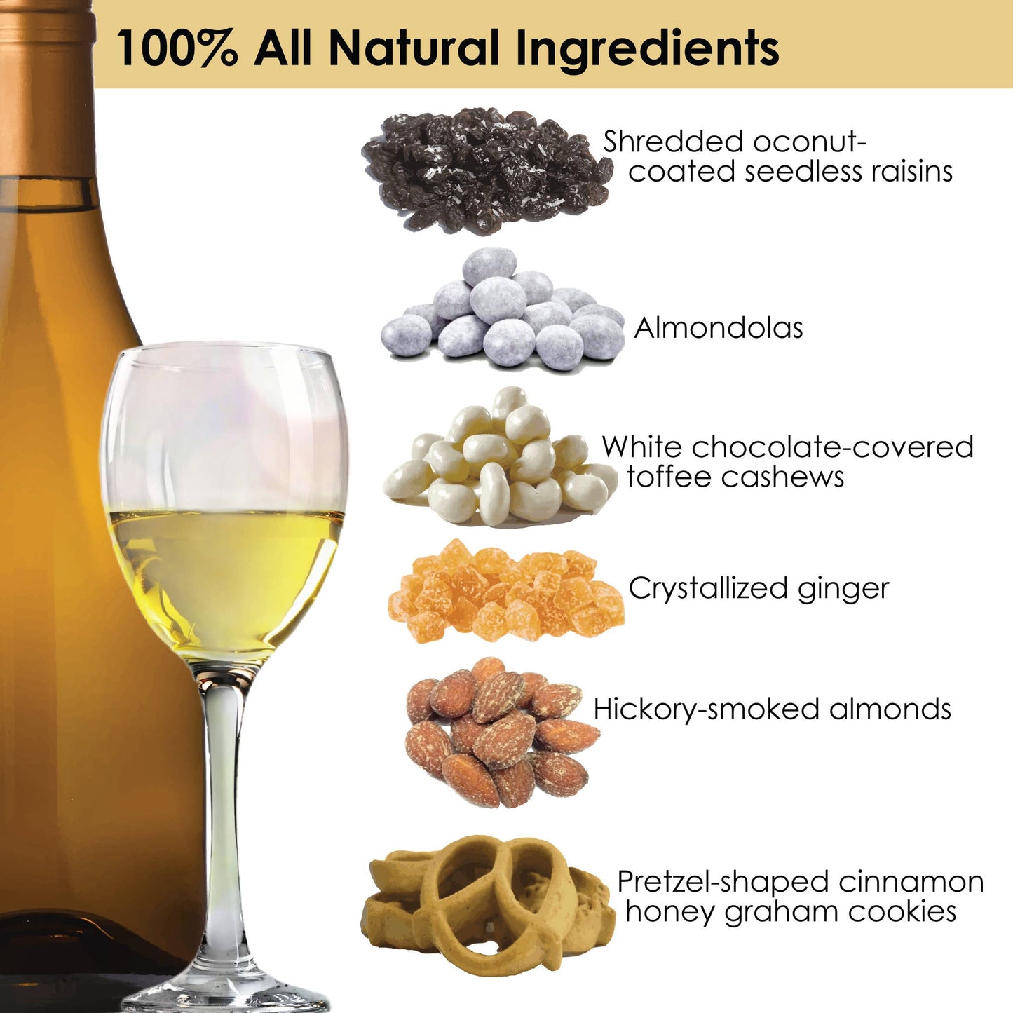 Wine-Paired Trail Mix: Full-Bodied White Wines