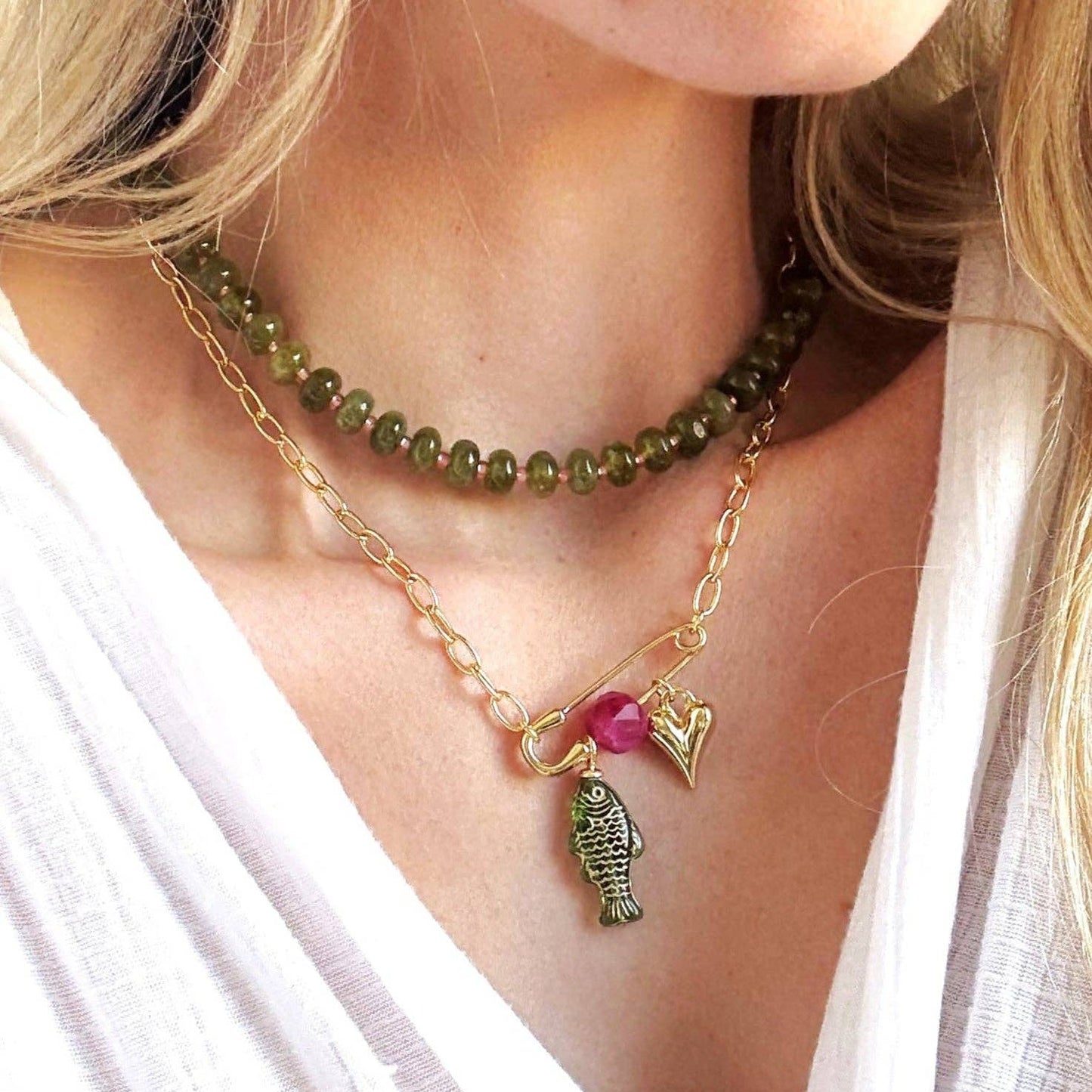 Desert Talisman Charm Necklace