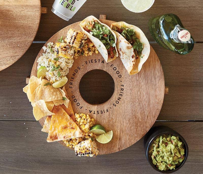 Tequila Wood Board - Fiesta. Food. Friends.