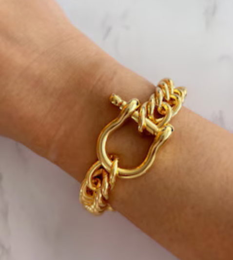 Horse Bit Carabiner Bracelet